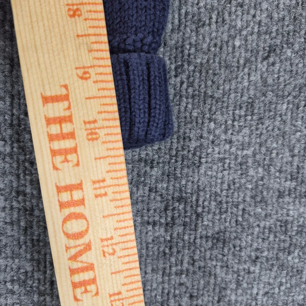Ralph Lauren Baby Cardigan 18M Navy Blue Cotton Embroidered Pony